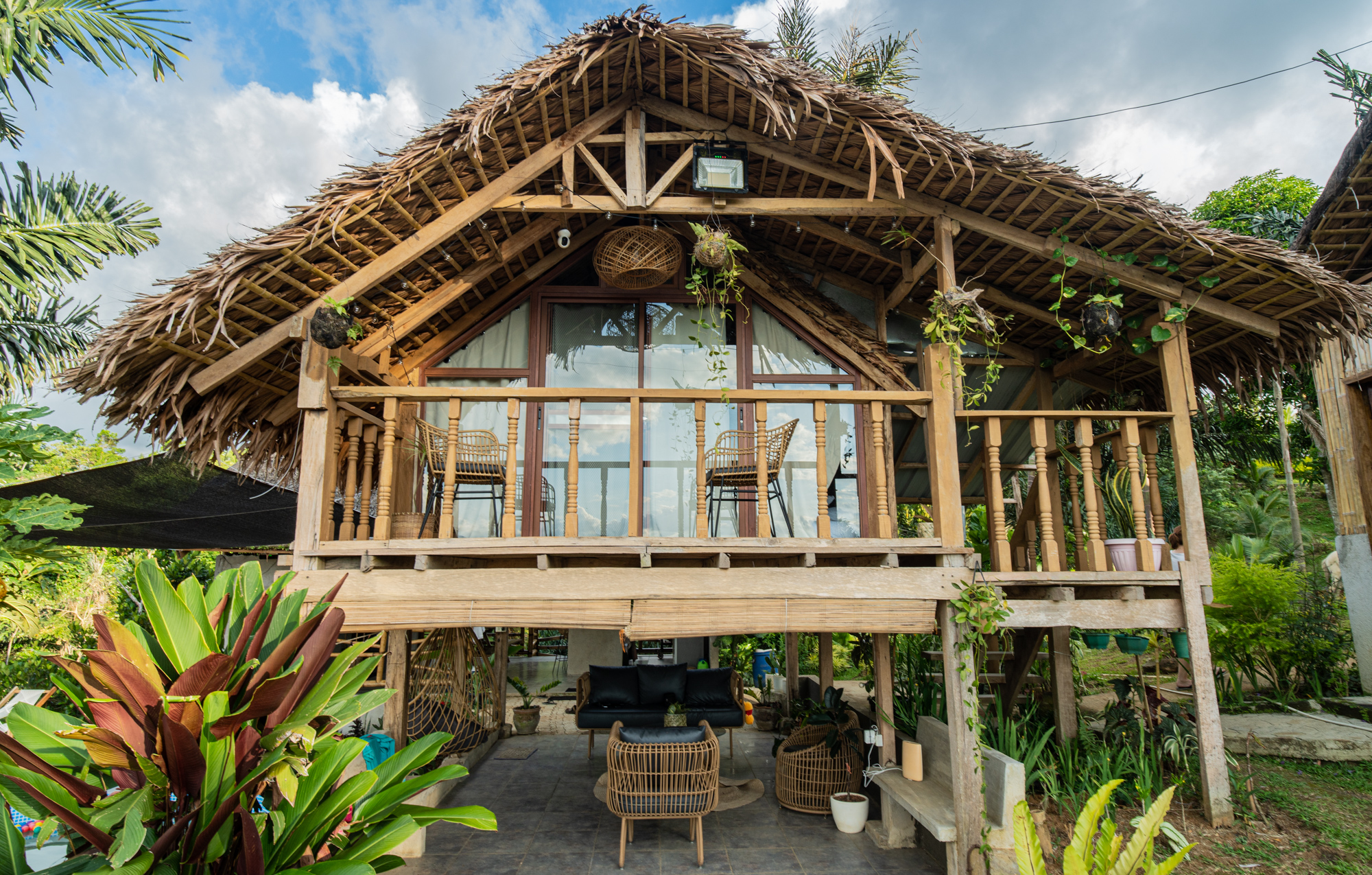 Air-conditioned Bahay Kubo with king bed